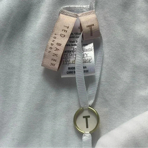 NWT Ted Baker London Women's 2 Bikini Swim Bottom Beach Lake Ivory Gold Metallic - Picture 3 of 11